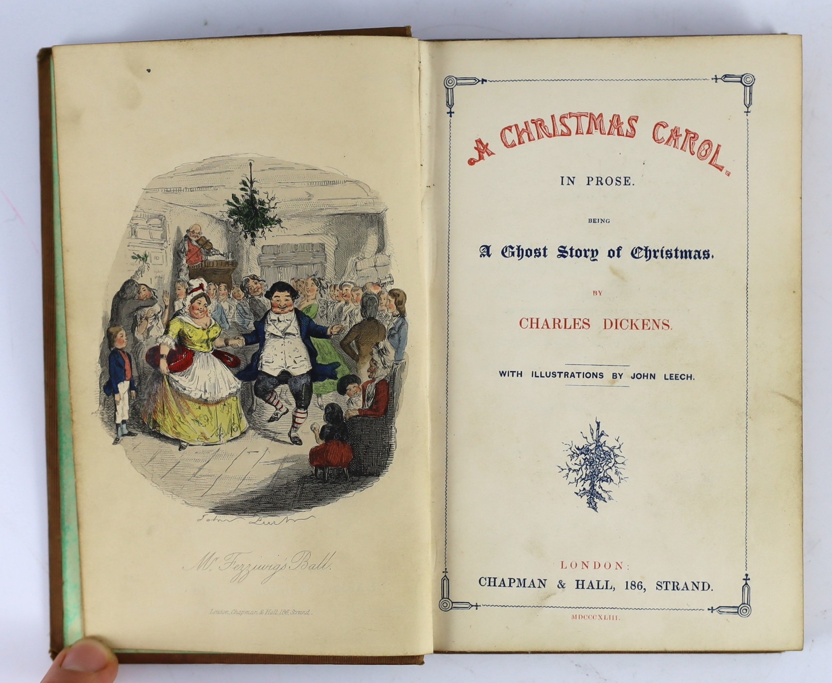 Dickens, Charles - A Christmas Carol, in Prose, Being a Ghost Story of Christmas, 1st edition, 1st issue, Chapman & Hall, 1843